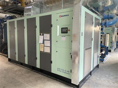 使(shǐ)用漢鐘節(jie)能雙級永(yong)磁變頻空(kong)壓機組群(qun)服務